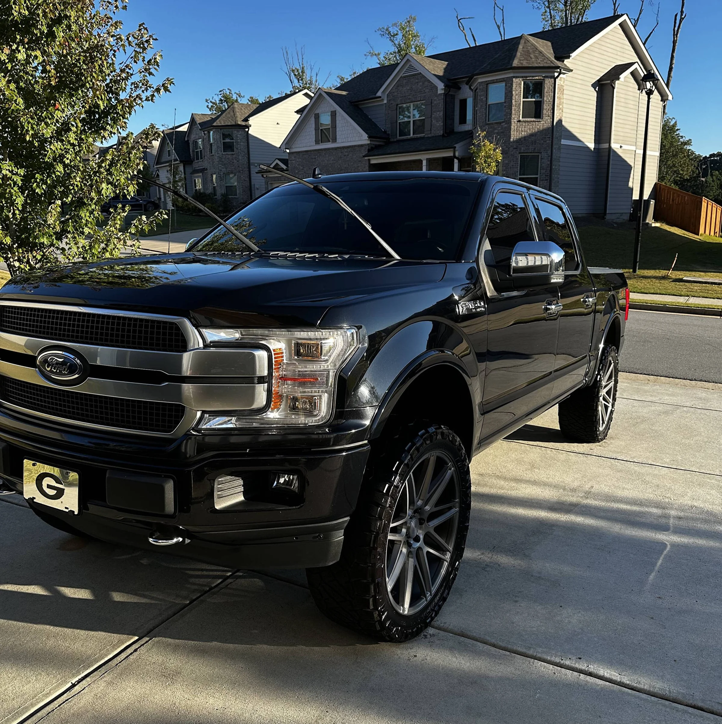 Detailed black Ford F-150