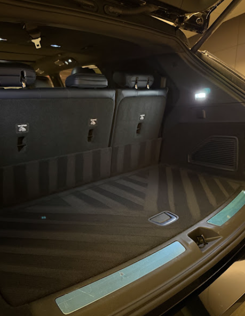 Detailed SUV cargo area and trunk